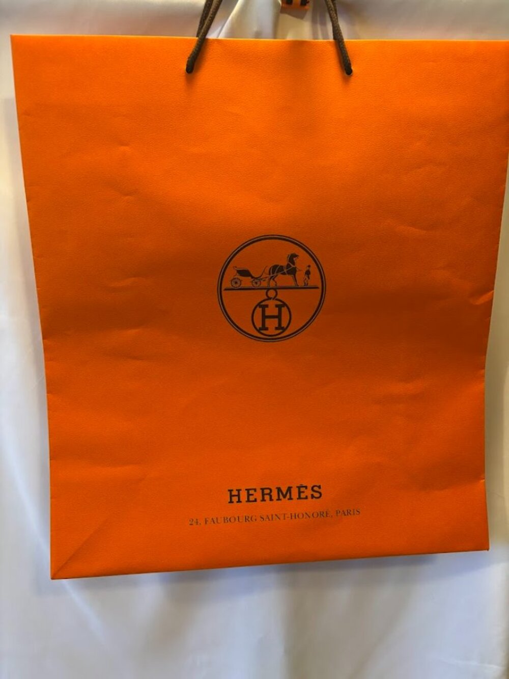 Authentic Hermes Paper Shopping Bag Large Size - 16.5" x 18.5"
